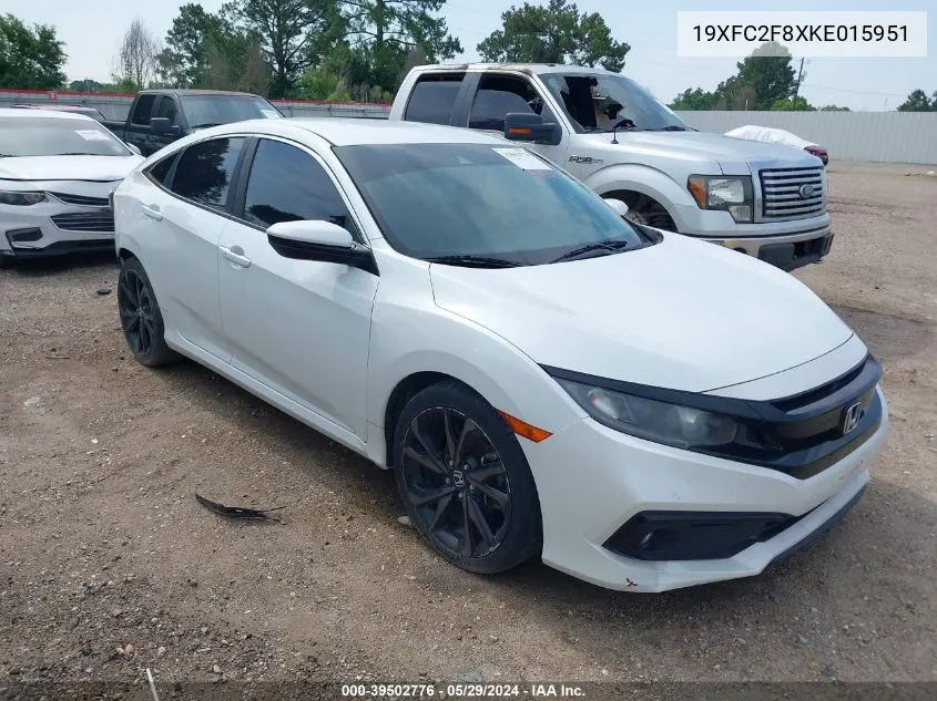 2019 Honda Civic Sport VIN: 19XFC2F8XKE015951 Lot: 39502776