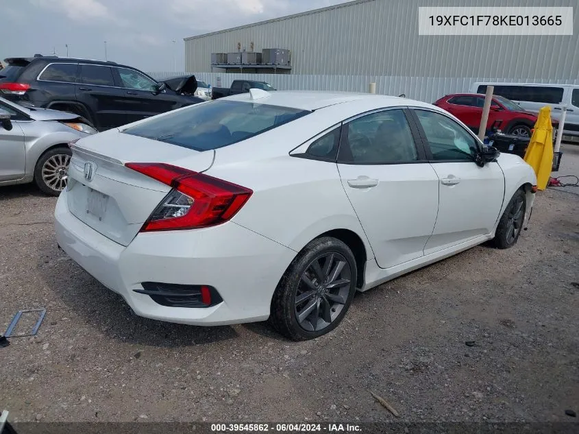 2019 Honda Civic Ex-L VIN: 19XFC1F78KE013665 Lot: 39545862