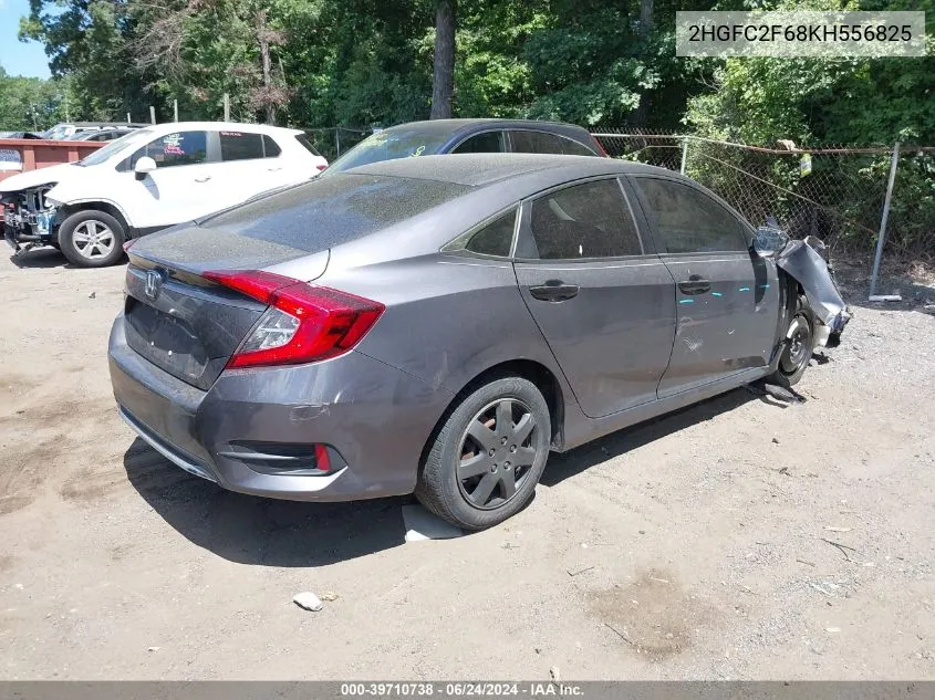 2HGFC2F68KH556825 2019 Honda Civic Lx