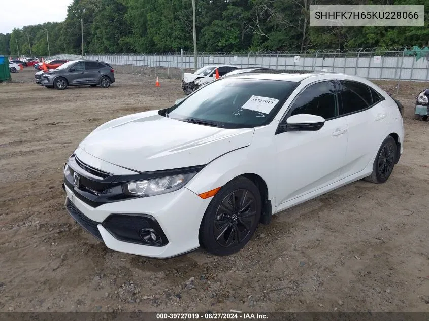 SHHFK7H65KU228066 2019 Honda Civic Ex