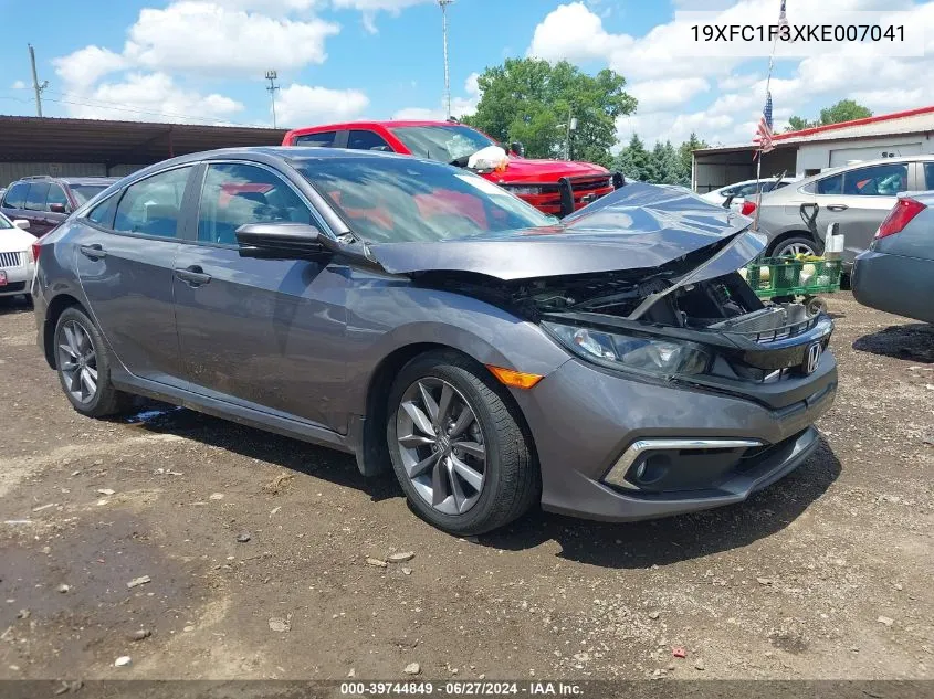 19XFC1F3XKE007041 2019 Honda Civic Ex