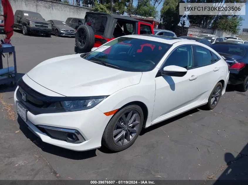 19XFC1F30KE203506 2019 Honda Civic Ex