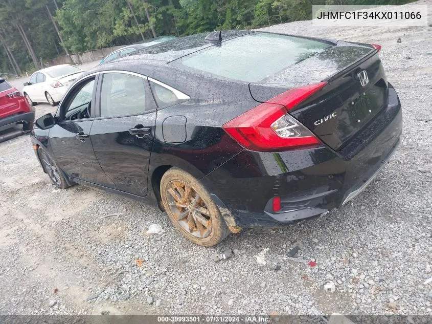 JHMFC1F34KX011066 2019 Honda Civic Ex