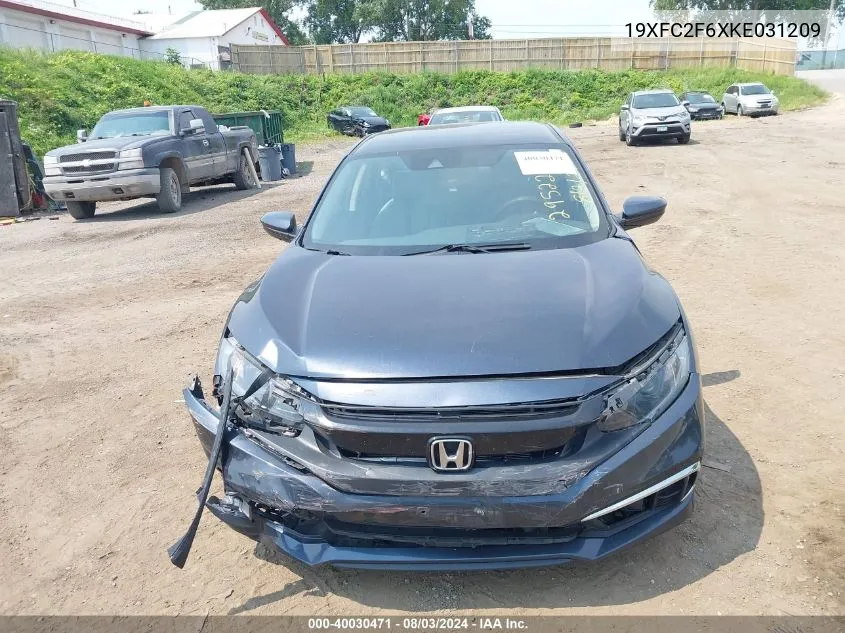 19XFC2F6XKE031209 2019 Honda Civic Lx