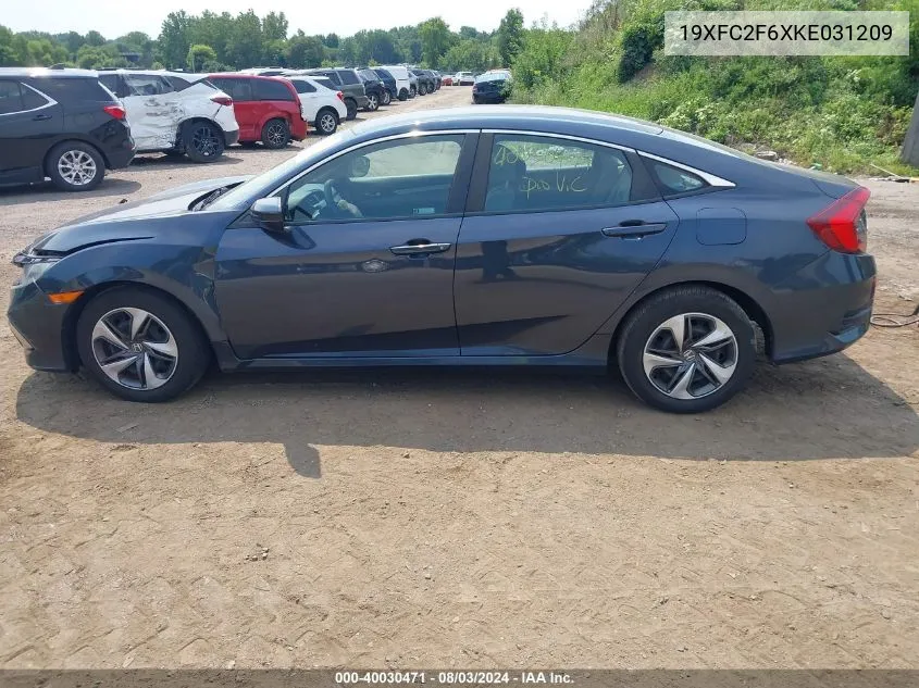 19XFC2F6XKE031209 2019 Honda Civic Lx