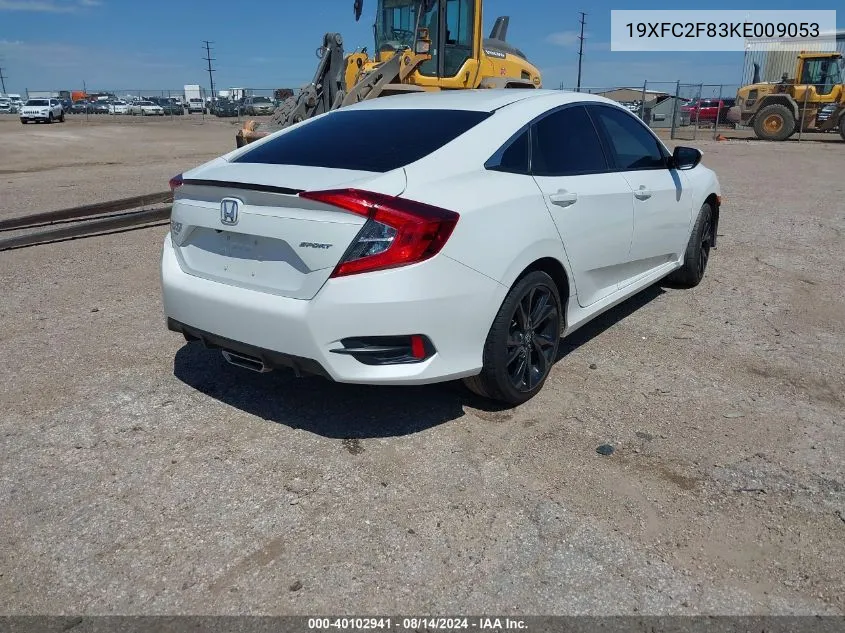 2019 Honda Civic Sport VIN: 19XFC2F83KE009053 Lot: 40102941