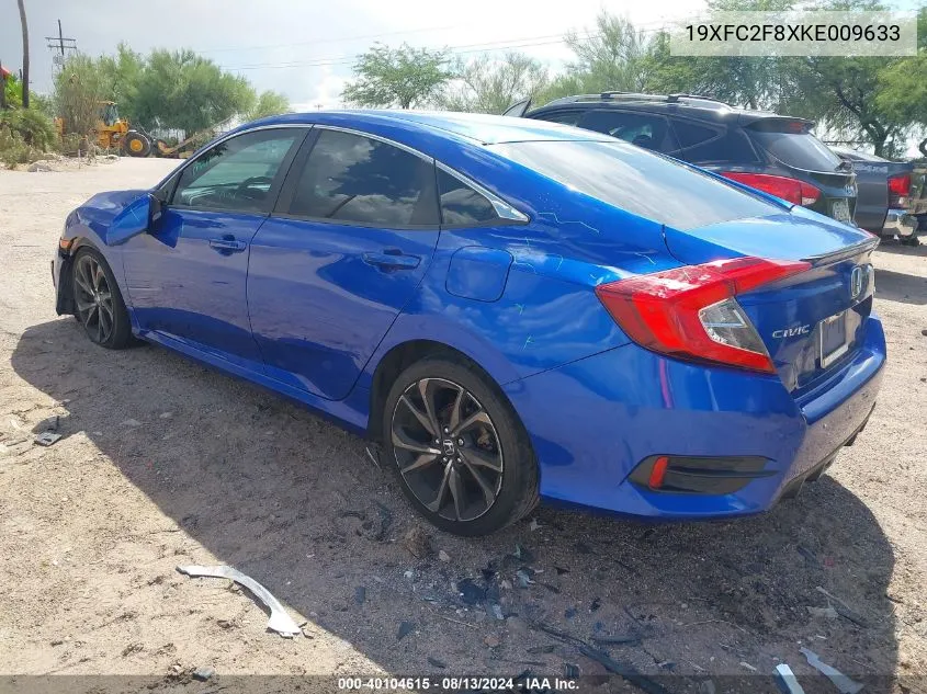 2019 Honda Civic Sport VIN: 19XFC2F8XKE009633 Lot: 40104615