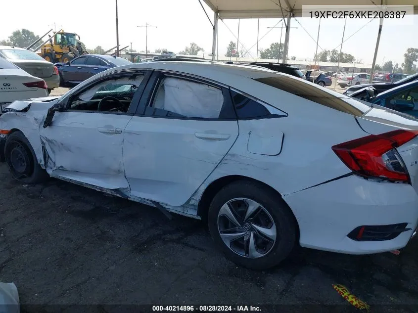 19XFC2F6XKE208387 2019 Honda Civic Lx