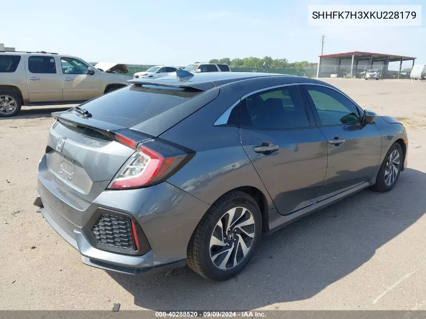 SHHFK7H3XKU228179 2019 Honda Civic Lx