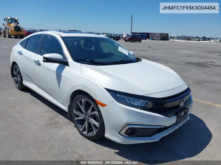 2019 Honda Civic Touring VIN: JHMFC1F95KX004454 Lot: 40293923