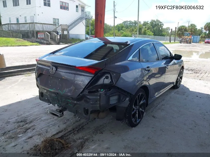 2019 Honda Civic Sport VIN: 19XFC2F80KE006532 Lot: 40329144