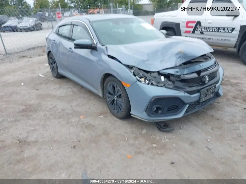 SHHFK7H69KU202277 2019 Honda Civic Ex