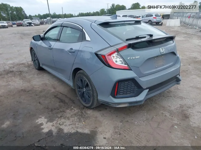 SHHFK7H69KU202277 2019 Honda Civic Ex