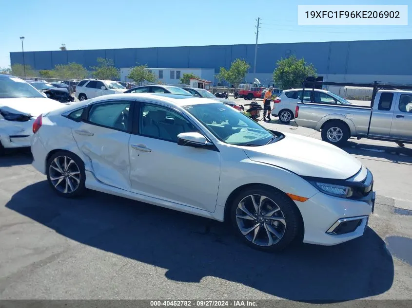 2019 Honda Civic Touring VIN: 19XFC1F96KE206902 Lot: 40452782