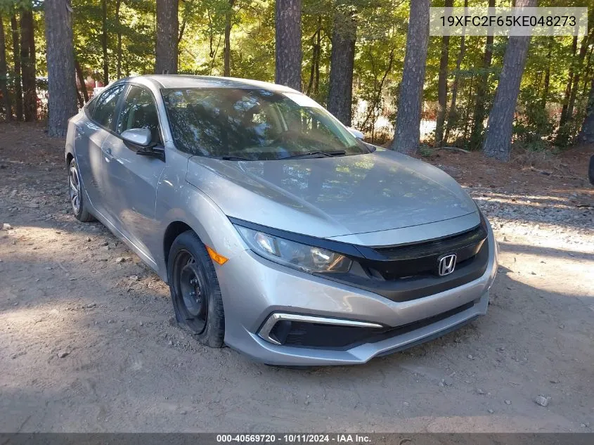 2019 Honda Civic Lx VIN: 19XFC2F65KE048273 Lot: 40569720