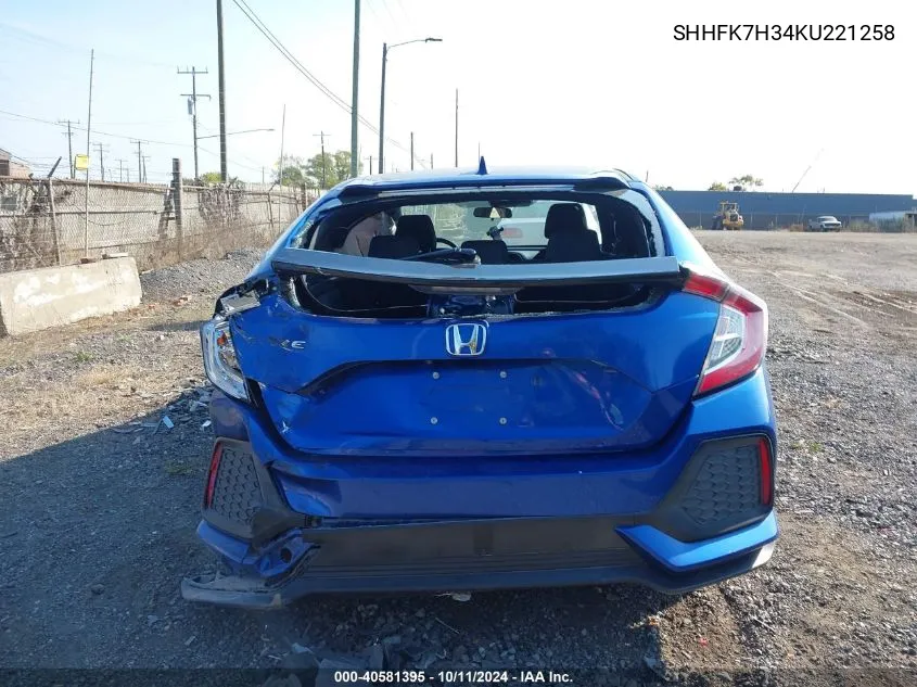 SHHFK7H34KU221258 2019 Honda Civic Lx