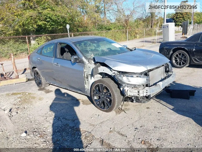 2019 Honda Civic Sport VIN: 2HGFC2F85KH527395 Lot: 40638508