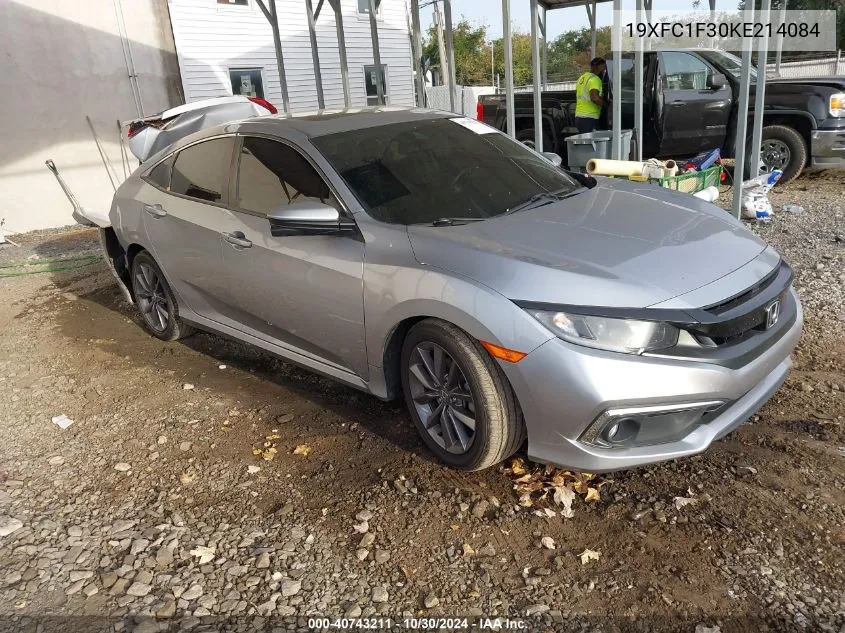 19XFC1F30KE214084 2019 Honda Civic Ex