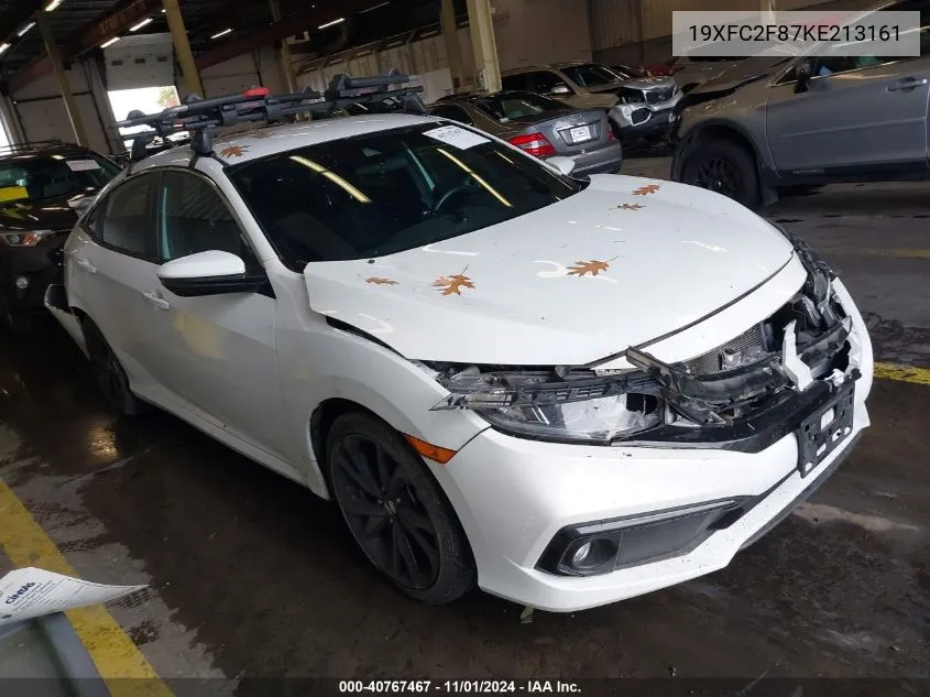 2019 Honda Civic Sport VIN: 19XFC2F87KE213161 Lot: 40767467