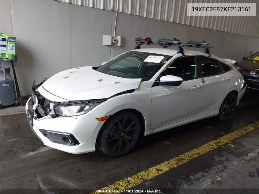 2019 Honda Civic Sport VIN: 19XFC2F87KE213161 Lot: 40767467