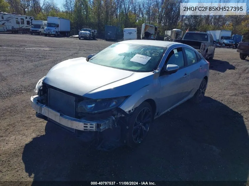 2019 Honda Civic Sport VIN: 2HGFC2F85KH527395 Lot: 40797537