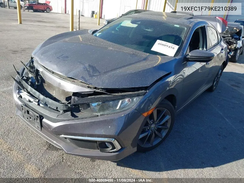 2019 Honda Civic Ex-L VIN: 19XFC1F79KE210389 Lot: 40809458