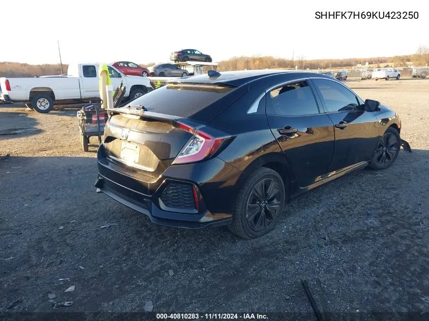 2019 Honda Civic Ex VIN: SHHFK7H69KU423250 Lot: 40810283