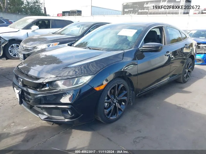 2019 Honda Civic Sport VIN: 19XFC2F8XKE202672 Lot: 40823017