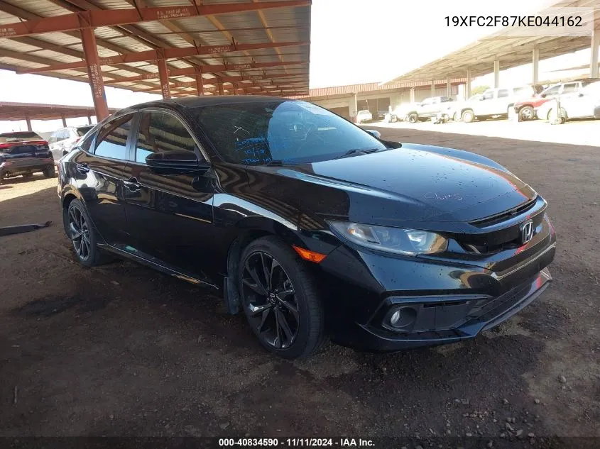 2019 Honda Civic Sport VIN: 19XFC2F87KE044162 Lot: 40834590