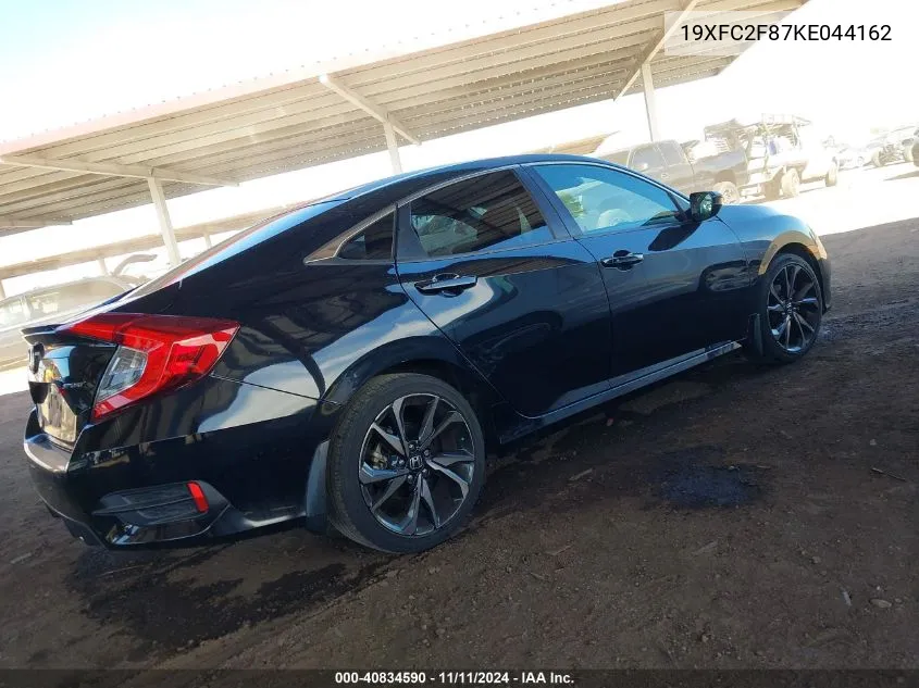 2019 Honda Civic Sport VIN: 19XFC2F87KE044162 Lot: 40834590