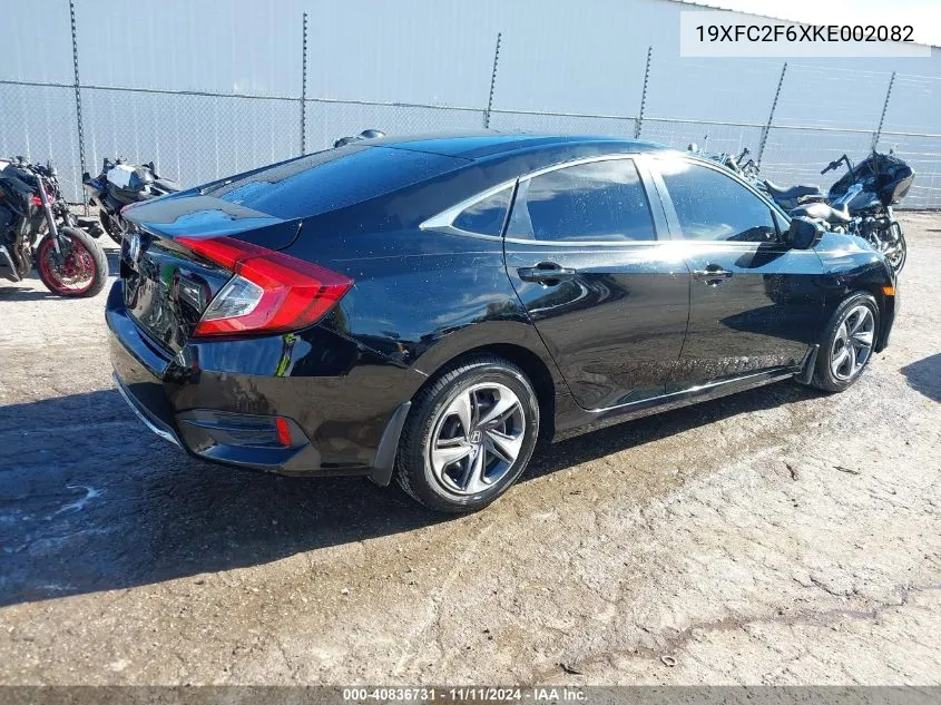 2019 Honda Civic Lx VIN: 19XFC2F6XKE002082 Lot: 40836731