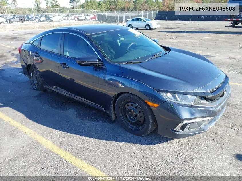 2019 Honda Civic Lx VIN: 19XFC2F6XKE048608 Lot: 40847928