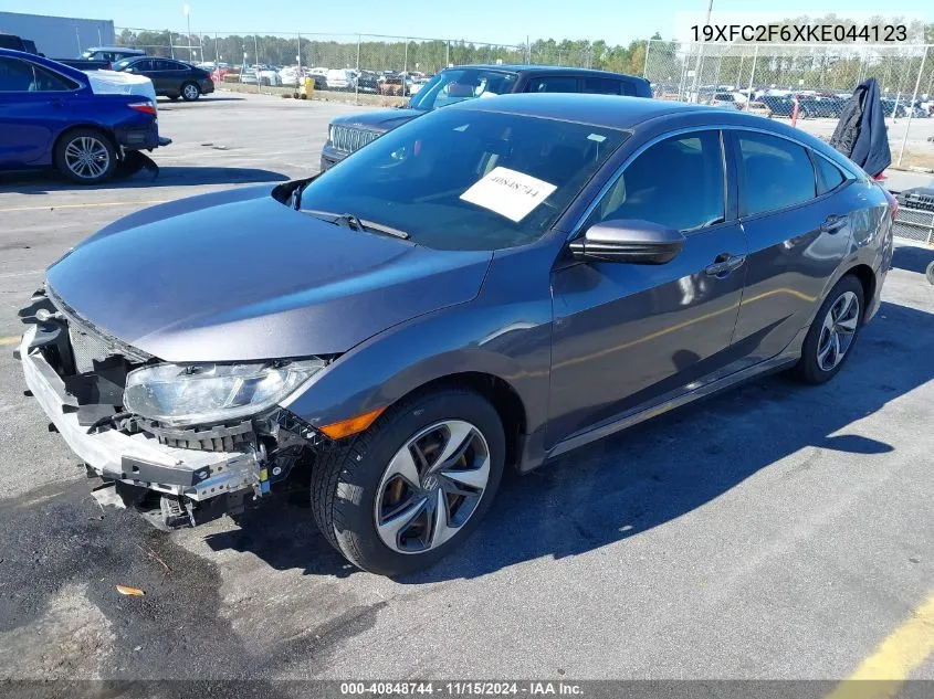 2019 Honda Civic Lx VIN: 19XFC2F6XKE044123 Lot: 40848744