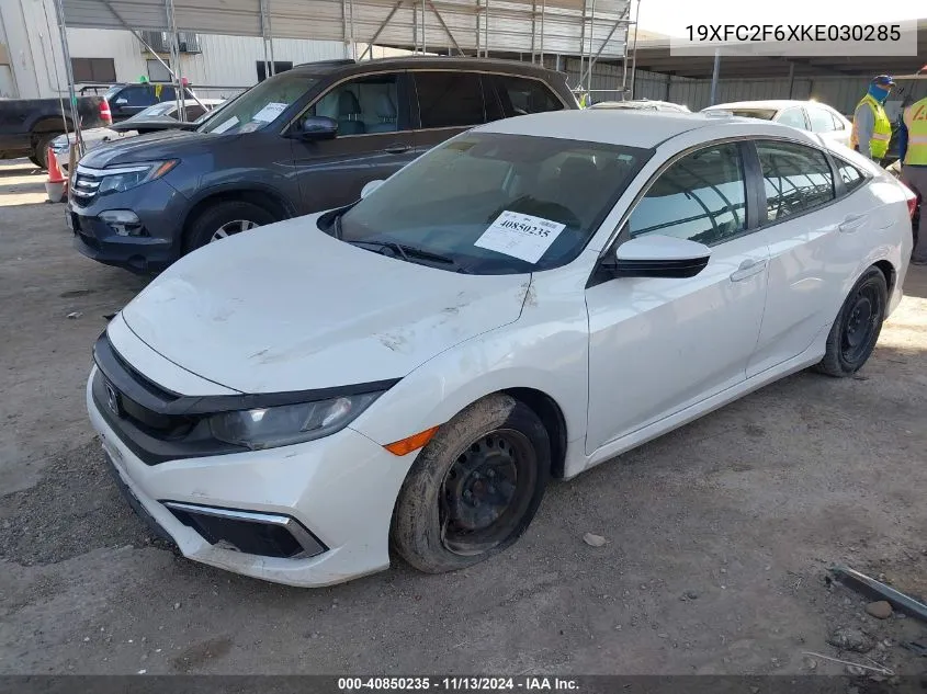 19XFC2F6XKE030285 2019 Honda Civic Lx