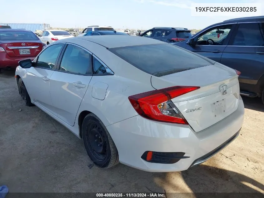 19XFC2F6XKE030285 2019 Honda Civic Lx