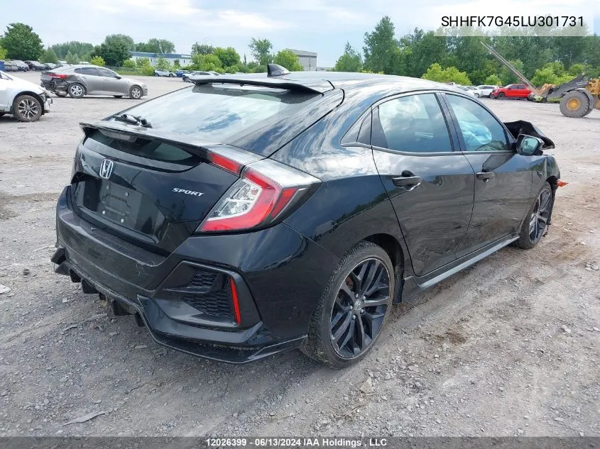 SHHFK7G45LU301731 2020 Honda Civic