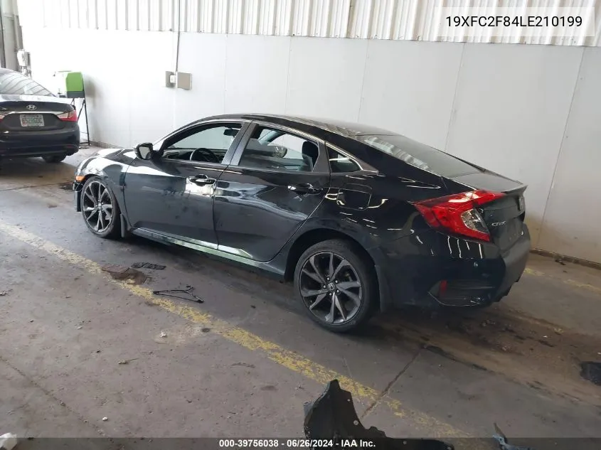 2020 Honda Civic Sport VIN: 19XFC2F84LE210199 Lot: 39756038