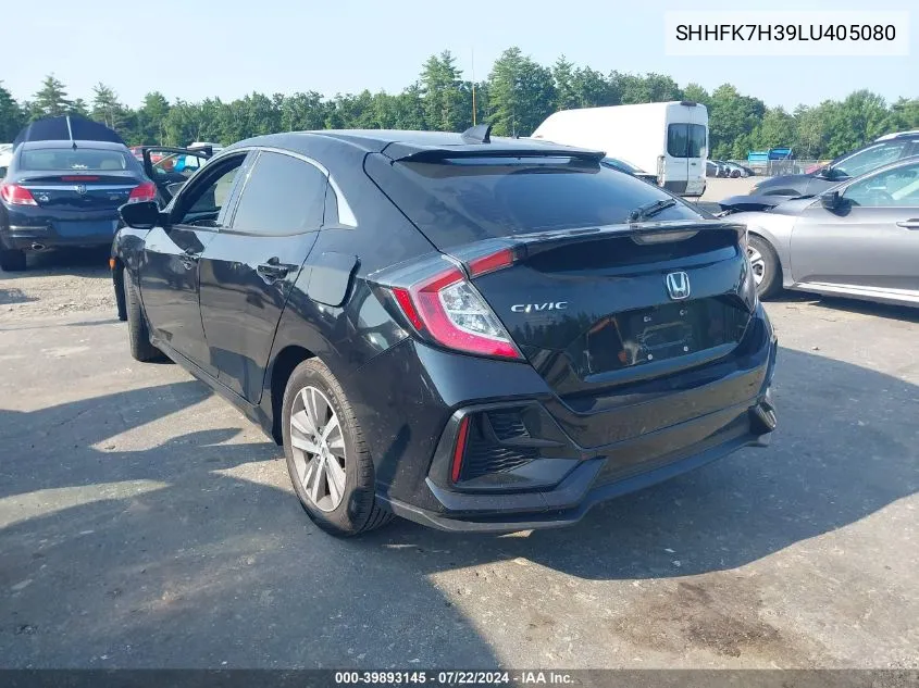 2020 Honda Civic Lx VIN: SHHFK7H39LU405080 Lot: 39893145