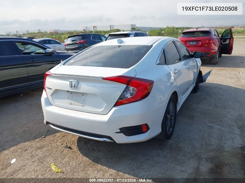 2020 Honda Civic Ex-L VIN: 19XFC1F73LE020508 Lot: 39922357