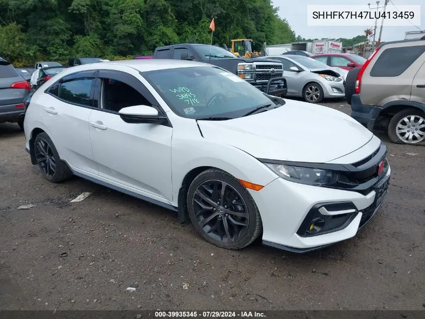 2020 Honda Civic Sport VIN: SHHFK7H47LU413459 Lot: 39935345