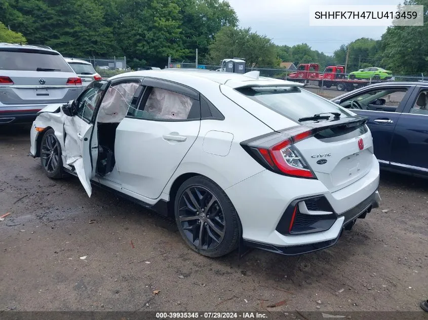 2020 Honda Civic Sport VIN: SHHFK7H47LU413459 Lot: 39935345