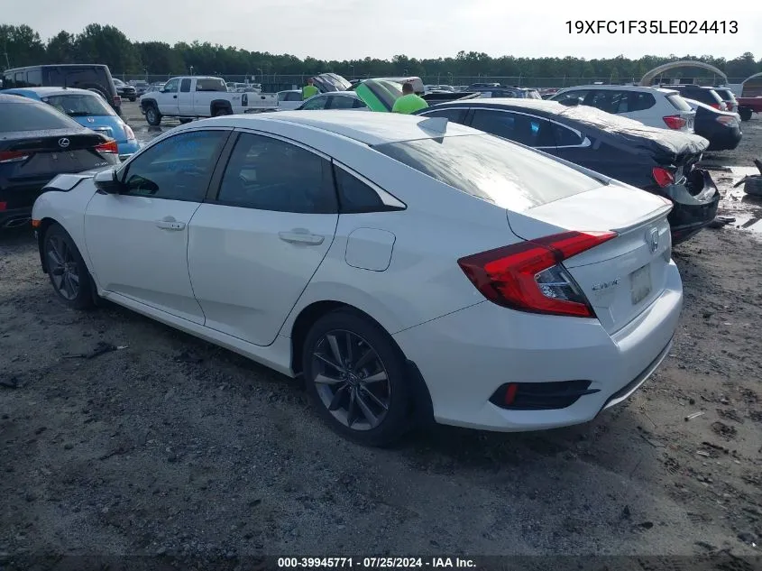 19XFC1F35LE024413 2020 Honda Civic Ex