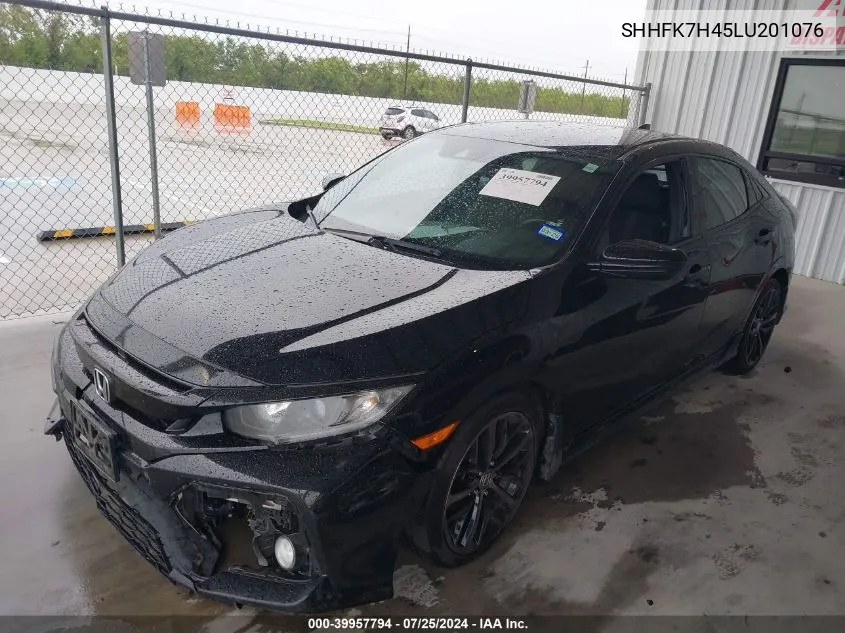 2020 Honda Civic Sport VIN: SHHFK7H45LU201076 Lot: 39957794