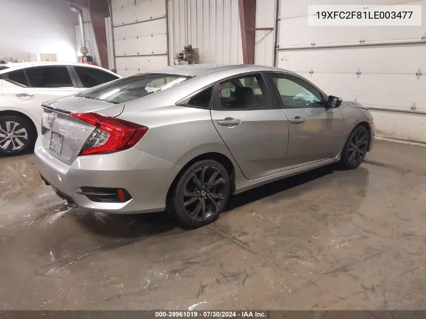 19XFC2F81LE003477 2020 Honda Civic Sport