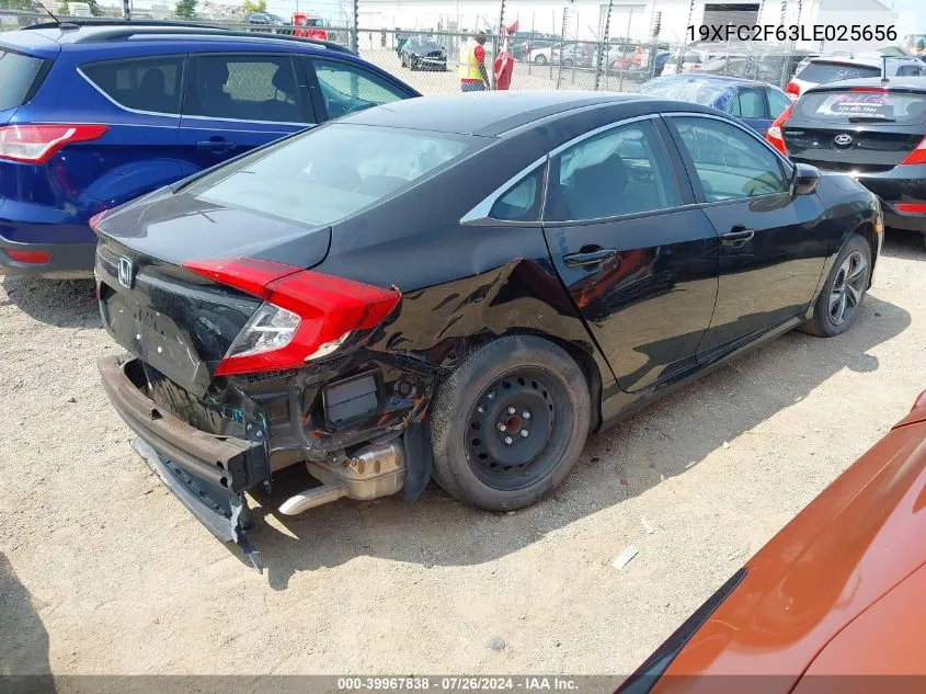 19XFC2F63LE025656 2020 Honda Civic Lx