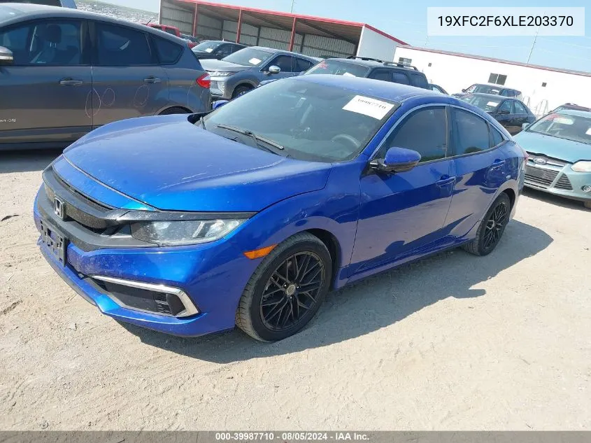 19XFC2F6XLE203370 2020 Honda Civic Lx