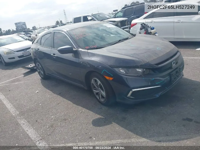 2020 Honda Civic Lx VIN: 2HGFC2F65LH527249 Lot: 40170700