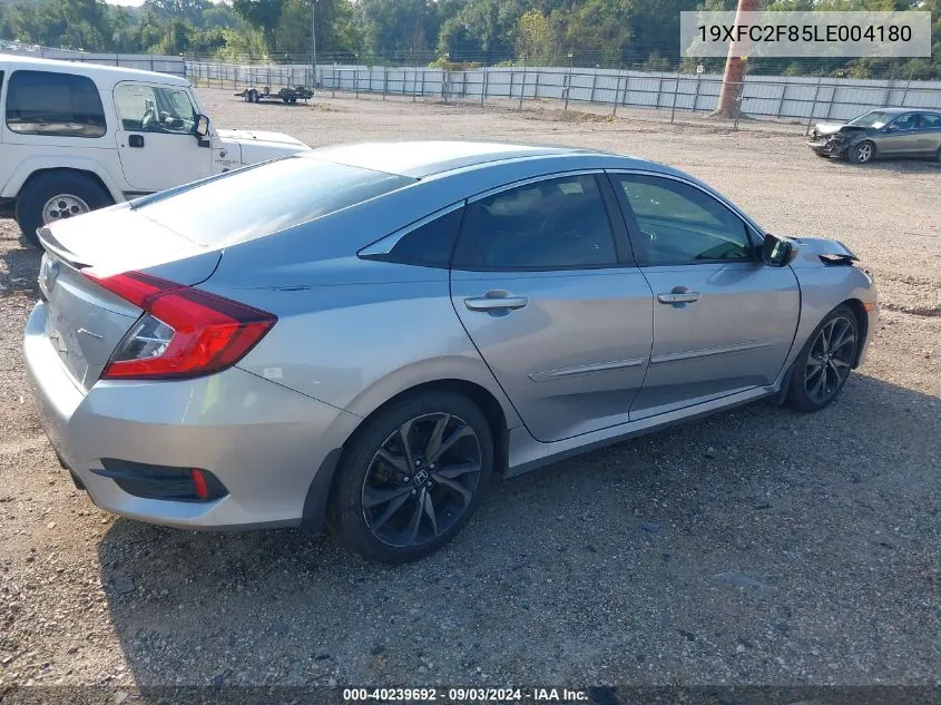 2020 Honda Civic Sport VIN: 19XFC2F85LE004180 Lot: 40239692