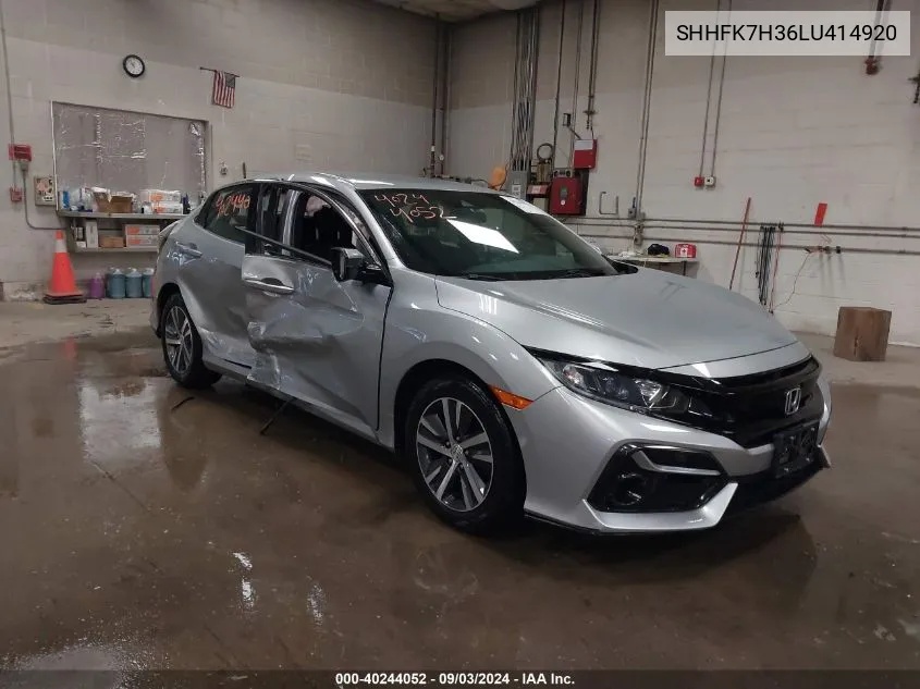 SHHFK7H36LU414920 2020 Honda Civic Lx