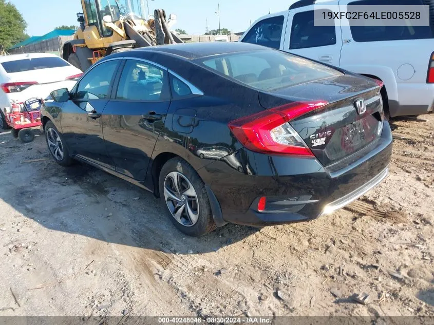 19XFC2F64LE005528 2020 Honda Civic Lx